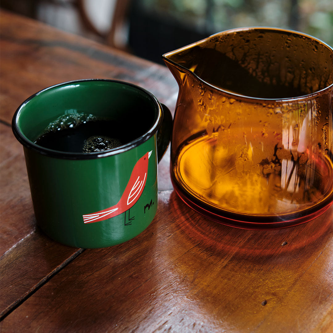 Caneca esmaltada - Coleção Expedição - Verde