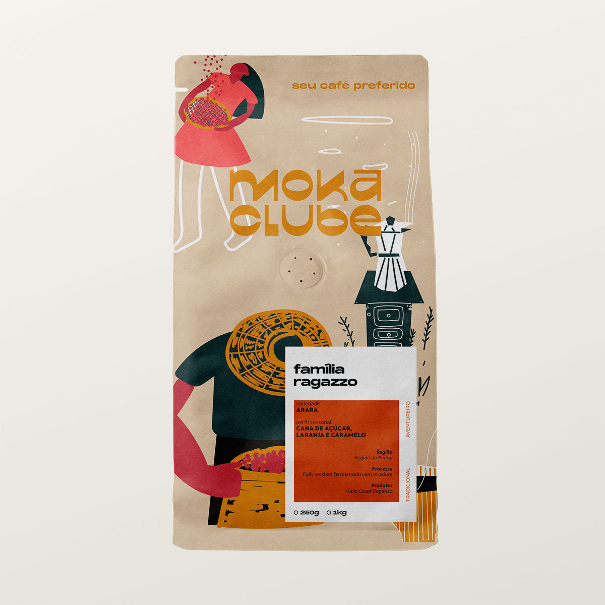 Pacote de café família ragazzo