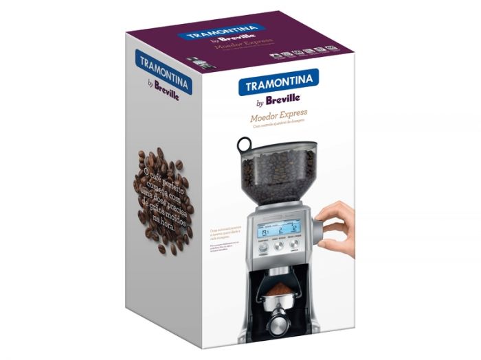 Moedor Elétrico Tramontina Breville 127v + 2kg café brinde