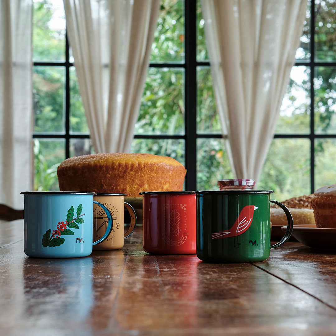 Caneca esmaltada - Coleção Expedição - Verde