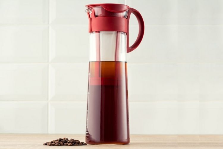 Processo de extração cold brew mizudashi