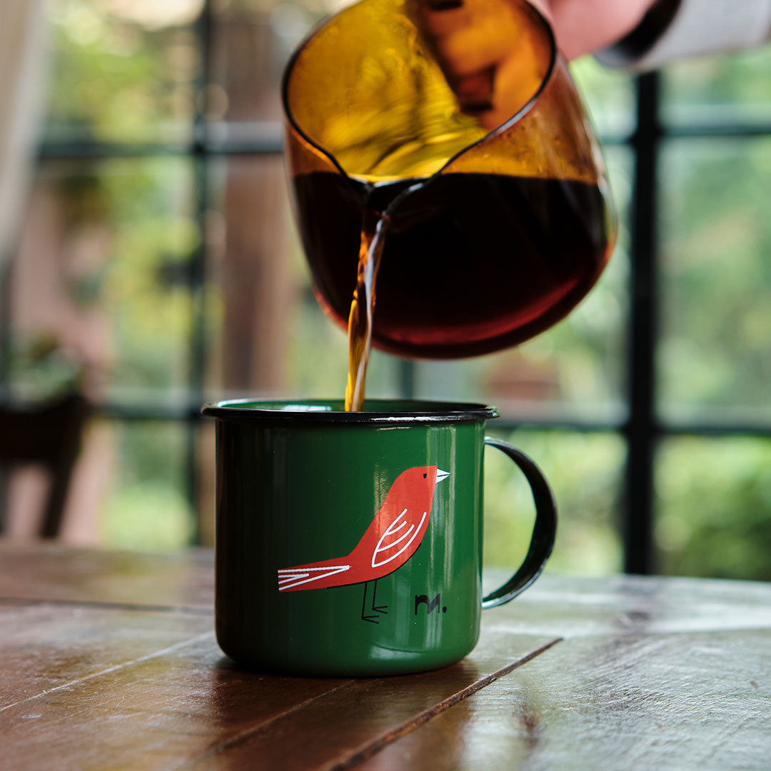 Caneca esmaltada - Coleção Expedição - Verde