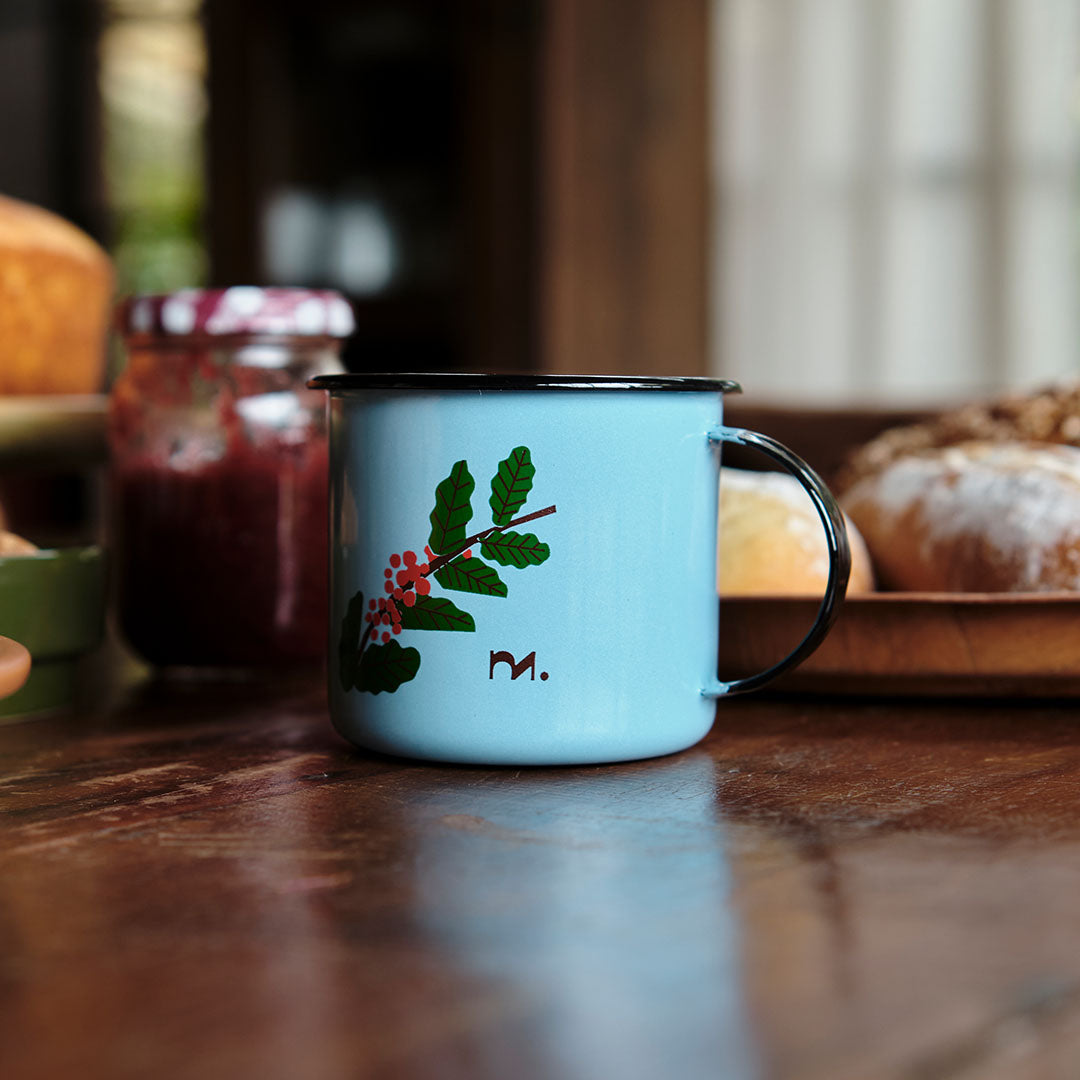 Caneca esmaltada - Coleção Expedição - Azul