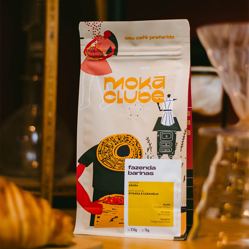 Pacote de café Barinas Moka Clube