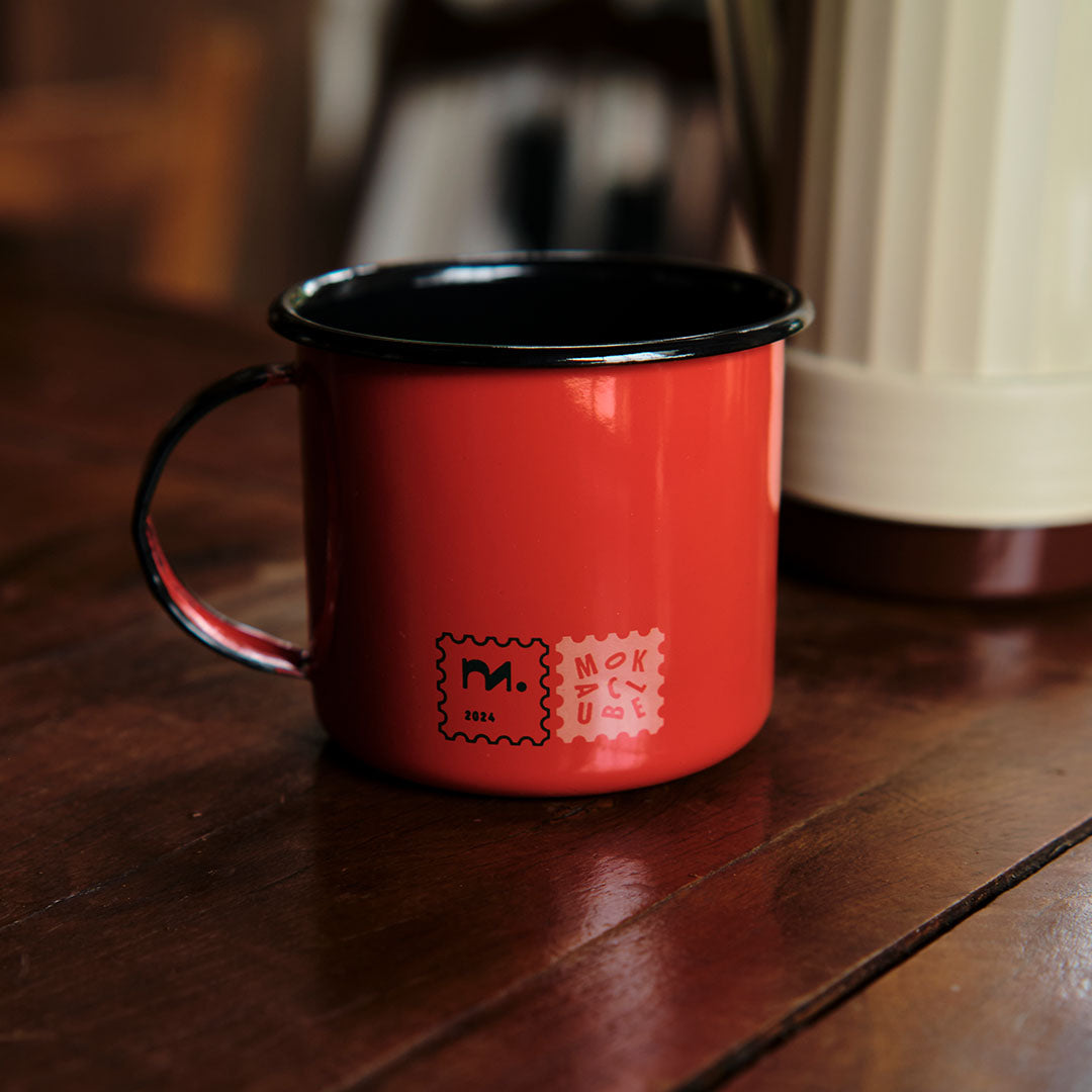 Caneca esmaltada - Coleção Expedição - Vermelho